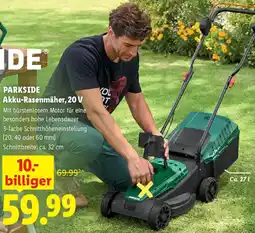 Lidl Parkside Akku-Rasenmäher Angebot