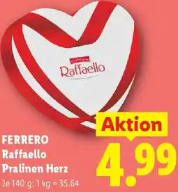 Lidl Ferrero Raffaello Pralinen Herz Angebot