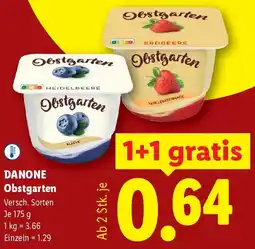 Lidl Danone Obstgarten Angebot