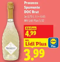 Lidl Prosecco Spumante DOC Brut Angebot