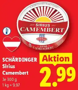 Lidl Schärdinger Sirius Camembert Angebot