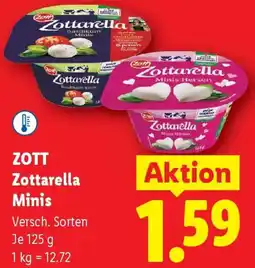 Lidl Zott Zottarella-Minis Angebot