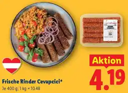 Lidl Frische Rinder Cevapcici Angebot