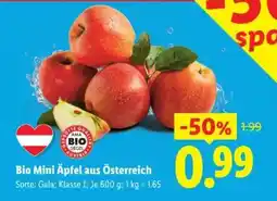 Lidl BIO MINI-ÄPFEL AUS ÖSTERREICH Angebot
