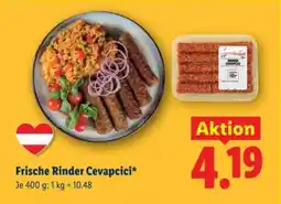 Lidl Frische Rinder Cevapcici Angebot