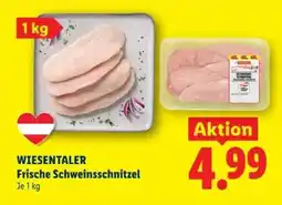 Lidl Wiesentaler Frische Schweinsschnitzel Angebot