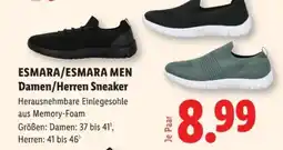 Lidl ESMARA/ESMARA MEN Damen/Herren Sneaker Angebot