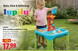 Lidl LUPILU Sand- und Wasserspieltisch, 9-teilig Angebot