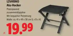 Lidl LIVARNO Alu-Hocker Angebot