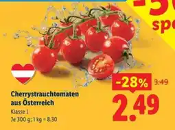 Lidl Cherrystrauchtomaten aus Österreich Angebot