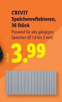 Lidl CRIVIT Speichenreflektoren, 36 Stück Angebot