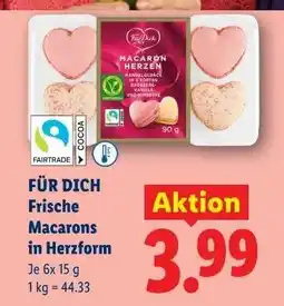 Lidl Für Dich Frische Macarons in Herzform Angebot