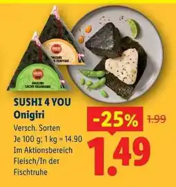 Lidl SUSHI 4 YOU Onigiri Angebot