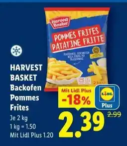 Lidl Harvest Basket Backofen Pommes Frites Angebot