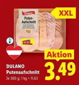 Lidl Dulano Putenaufschnitt Angebot