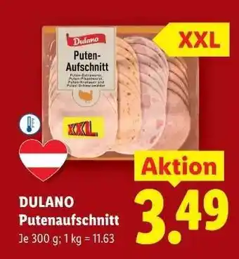 Lidl Dulano Putenaufschnitt Angebot