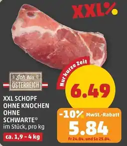 PENNY XXL Schopf ohne knochen ohne schwarte Angebot
