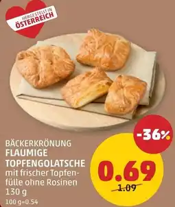 PENNY Bäckerkrönung flaumige topfengolatsche Angebot