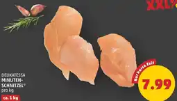 PENNY Delikatessa minuten- schnitzel Angebot