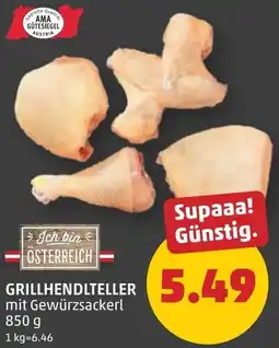 PENNY Grillhendlteller mit gewürzsackerl Angebot