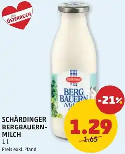 PENNY Schärdinger bergbauern- milch Angebot
