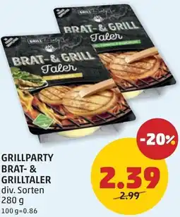PENNY Grillparty brat- & grilltaler Angebot