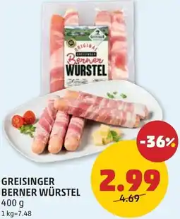PENNY Greisinger berner würstel Angebot