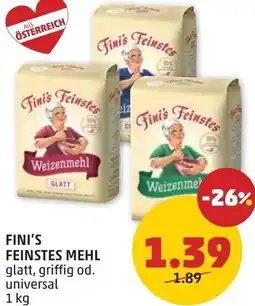 PENNY Fini's Feinstes Mehl Angebot