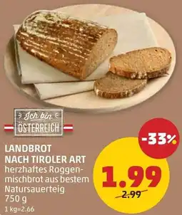 PENNY Landbrot nach tiroler art Angebot