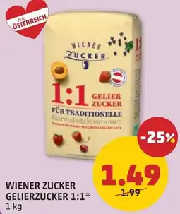 PENNY Wiener zucker gelierzucker 1:1 Angebot