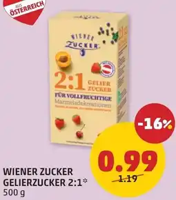 PENNY Wiener zucker gelierzucker 2:1 Angebot