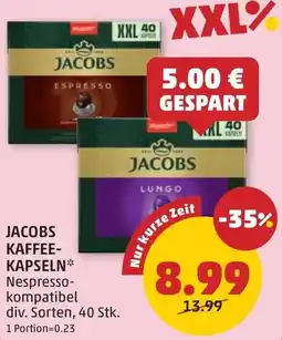 PENNY Jacobs kaffee- kapseln Angebot
