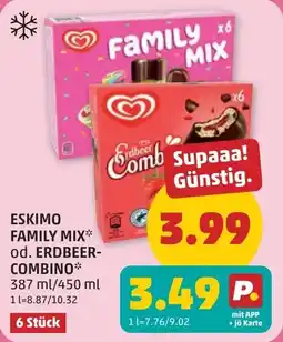 PENNY Eskimo family mix eskimo family mix erdbeer- combino Angebot