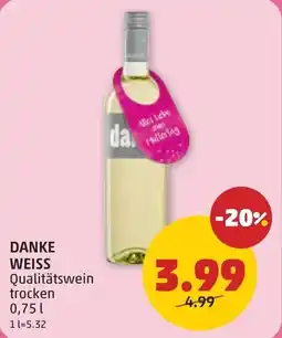 PENNY Danke weiss Angebot