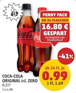 PENNY Coca-cola original zero Angebot