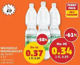 PENNY Waldquelle mineralwasser Angebot