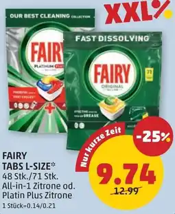 PENNY Fairy tabs l-size Angebot