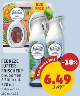 PENNY Febreze lufter- frischer Angebot
