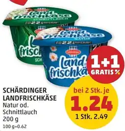 PENNY Schärdinger landfrischkäse natur od. schnittlauch Angebot