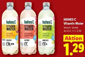 Lidl Hohes c vitamin water Angebot