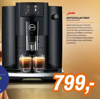 Jura E6 Full Black (EC) Kaffeevollautomat