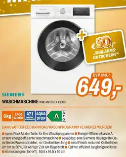 Expert Siemens WM14NK75EX iQ300 Waschmaschine Angebot