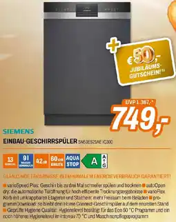 Expert Siemens SN53ES21AE iQ300 Einbau-Geschirrspüler Angebot