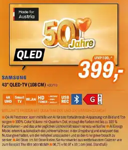 Expert Samsung 43Q7F3 Ultra HD Quantum HDR QLED-TV 43" (108 cm) Angebot