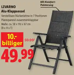 Lidl Livarno Alu-Klappsessel Angebot