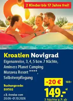 Lidl Kroatien Novigrad Angebot