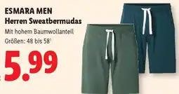 Lidl Esmara men Herren Sweatbermudas Angebot