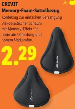 Lidl Crivit Memory-Foam-Sattelbezug Angebot