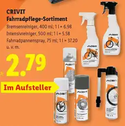 Lidl Crivit Fahrradpflege-Sortiment Angebot
