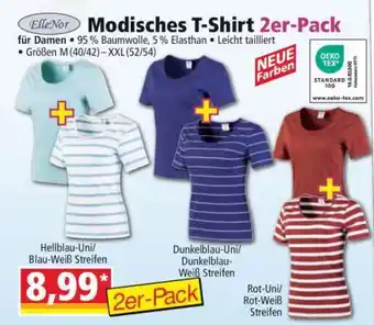 Modisches T-Shirt 2er-Pack